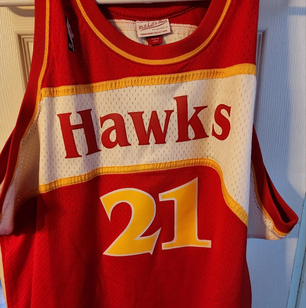 Mitchell and Ness Dominique Wilkins Jersey